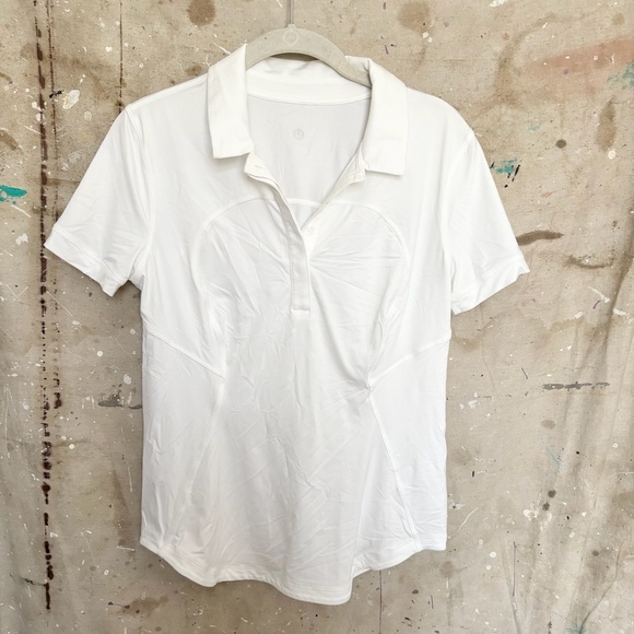Lululemon Quick-Dry Short-Sleeve Polo Shirt - Picture 2 of 4